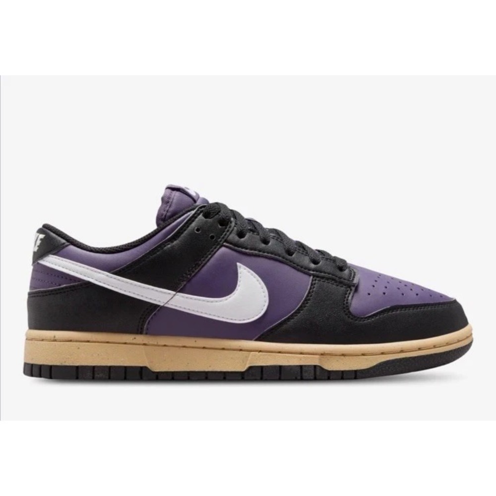 Womens Sz 9.5-Nike Dunk Low Next Nature Shoes Dark Raisin/Black/White DD1873-500
